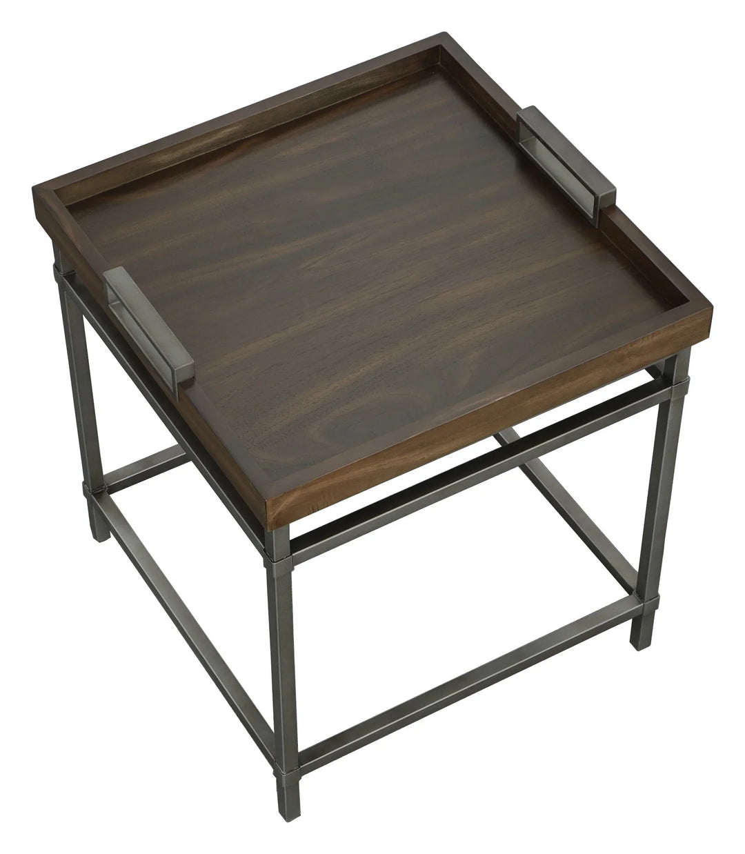 Metal, Walnut Solids and Veneers