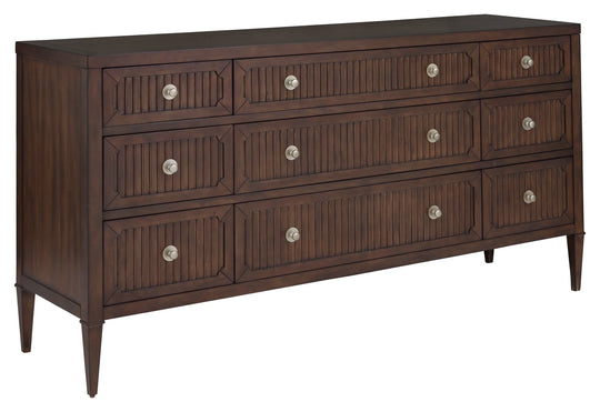 Walnut, Metal Accents, Nickel
