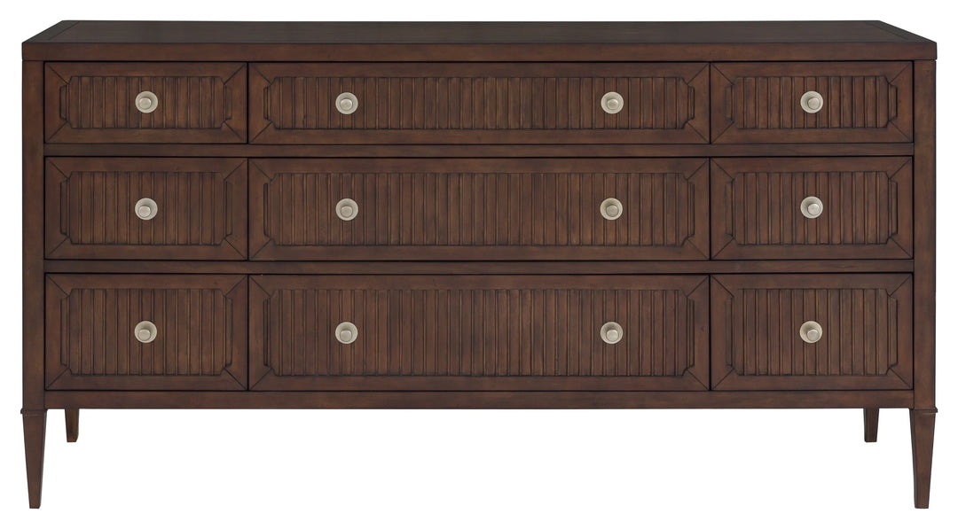 Walnut, Metal Accents, Nickel