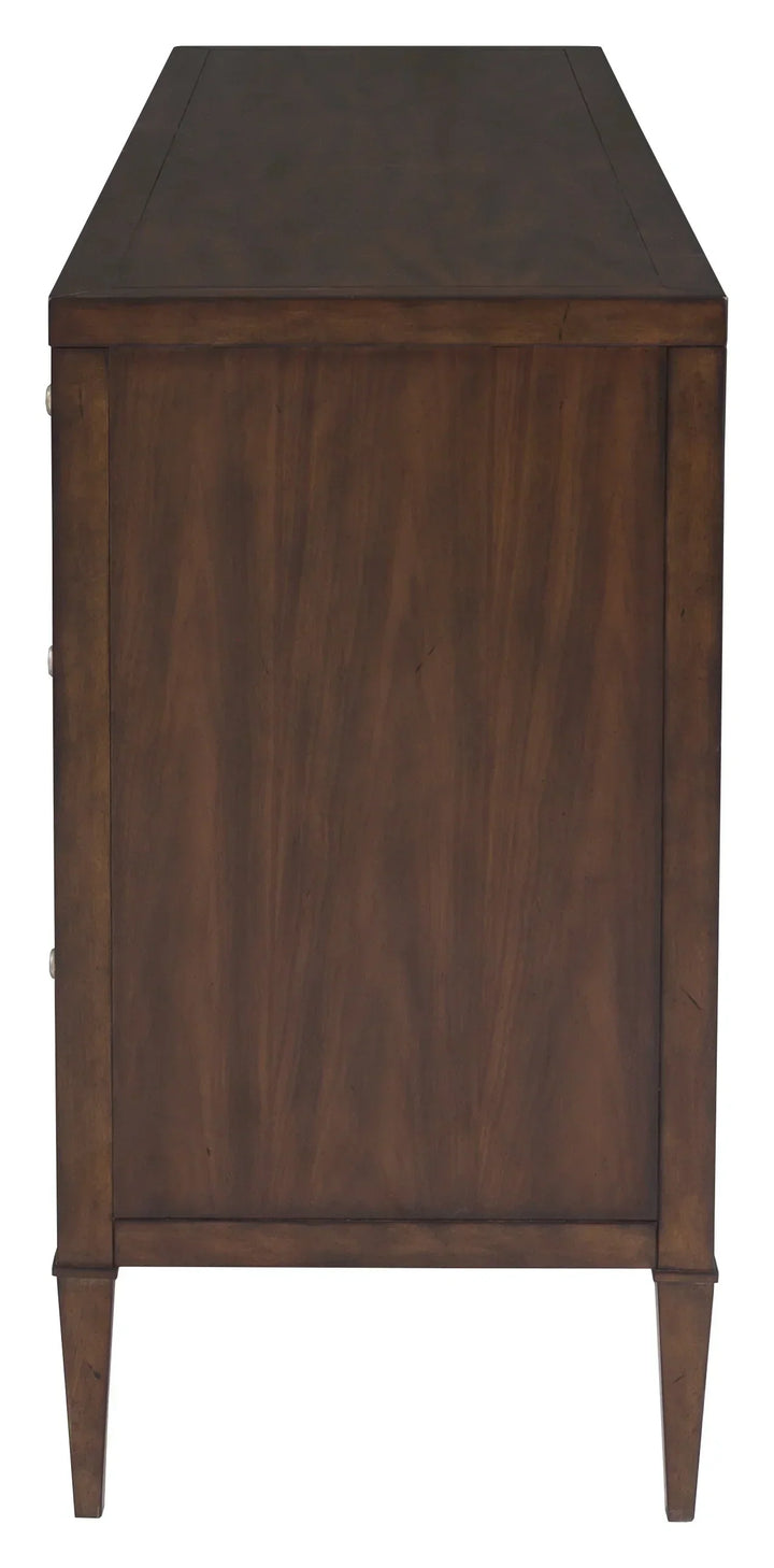 Walnut, Metal Accents, Nickel