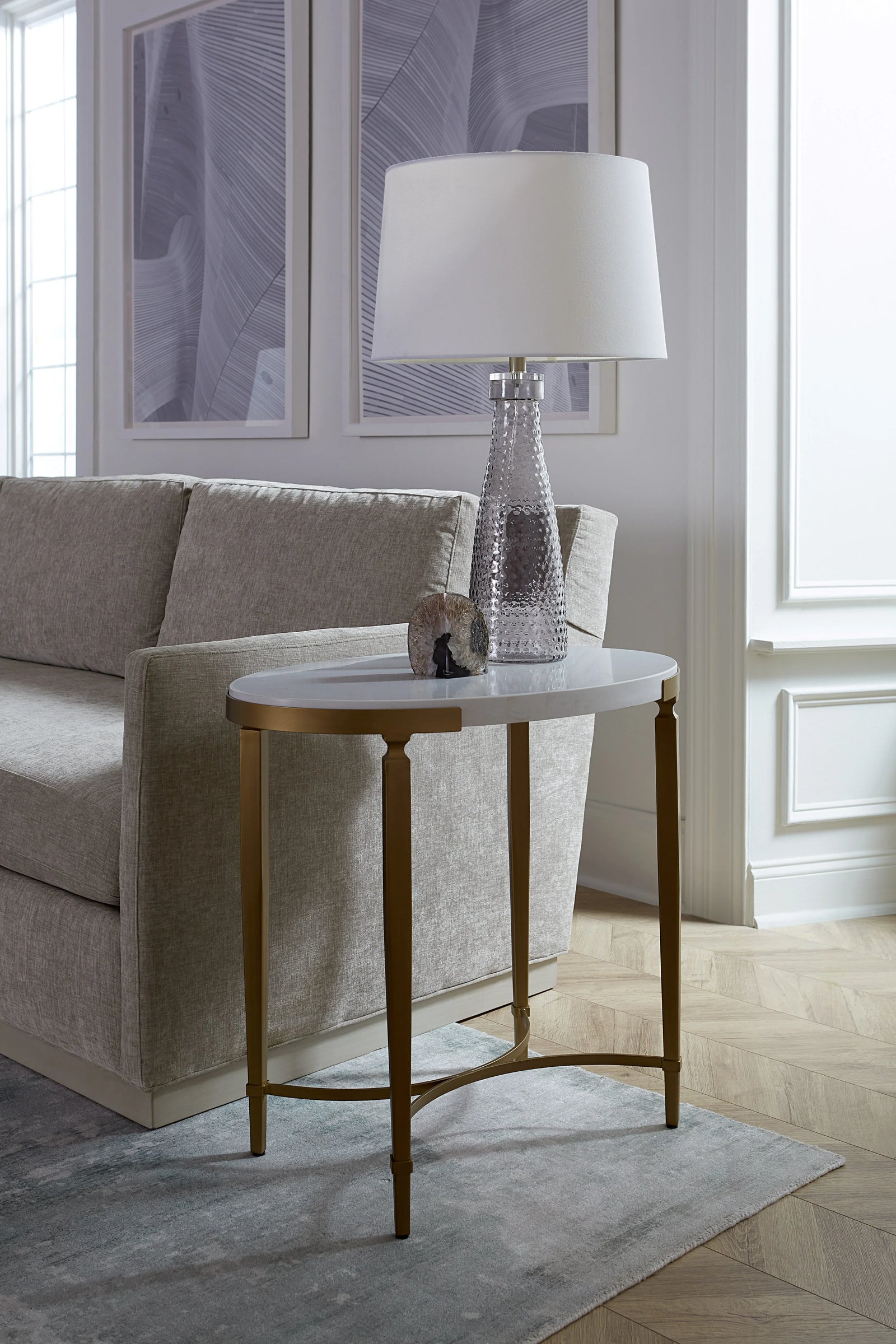 American Home Furniture Fairfield Chair East Camden Oval End Table