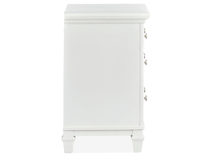 Charleston White Dove White Drawer Nightstand - B5611-01WH