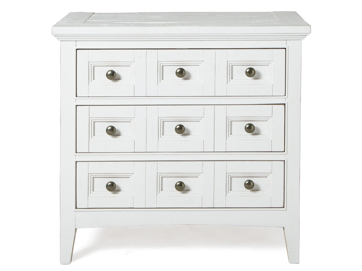 Heron Cove Chalk White And Dovetail Grey Drawer Nightstand - B4400-01