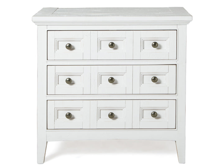 Heron Cove Chalk White And Dovetail Grey Drawer Nightstand - B4400-01