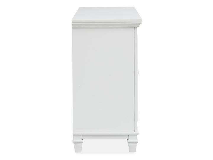 Charleston White Dove White Server - D5611-15WH