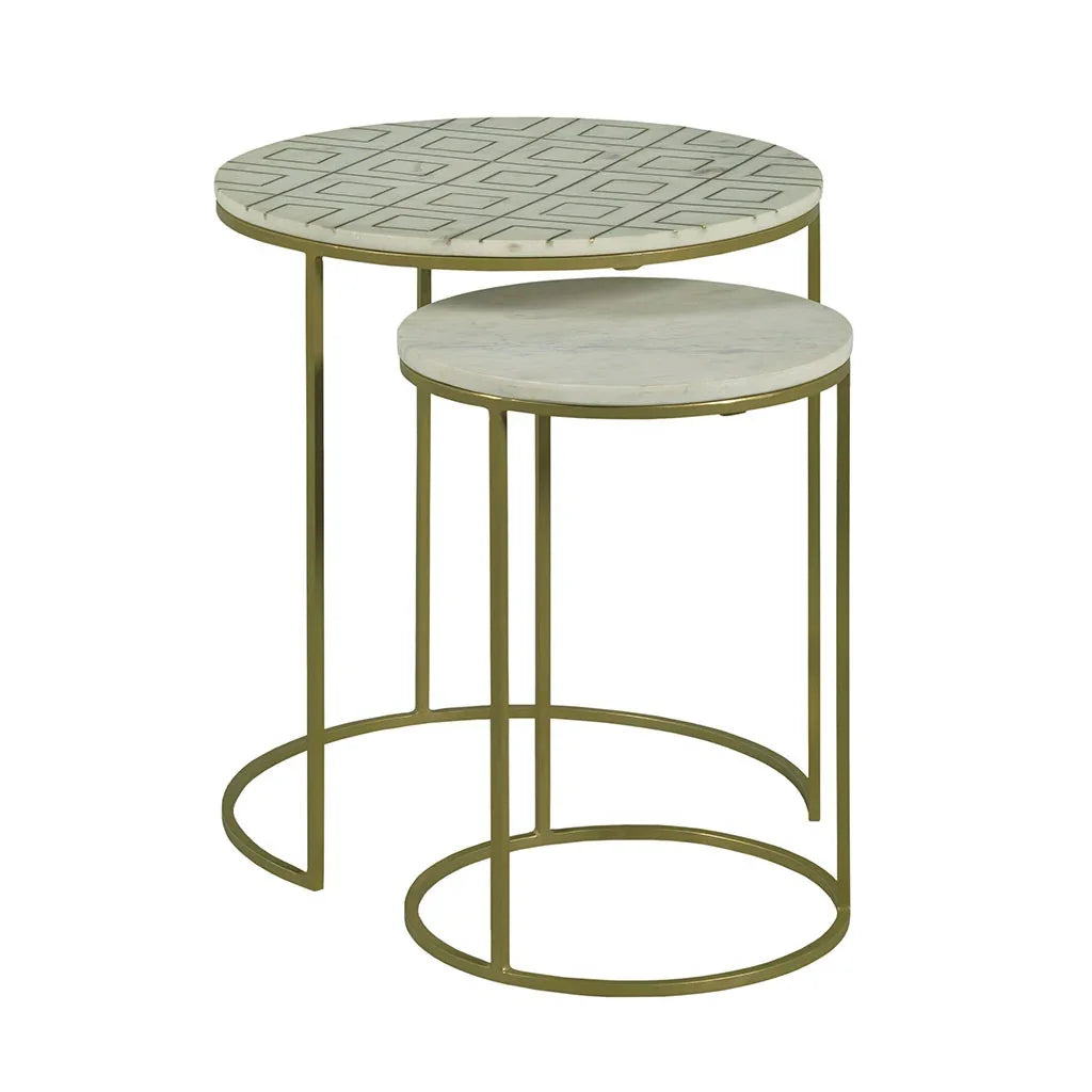 American Home Furniture Fairfield Chair Soulful Textures Nesting Drink Table