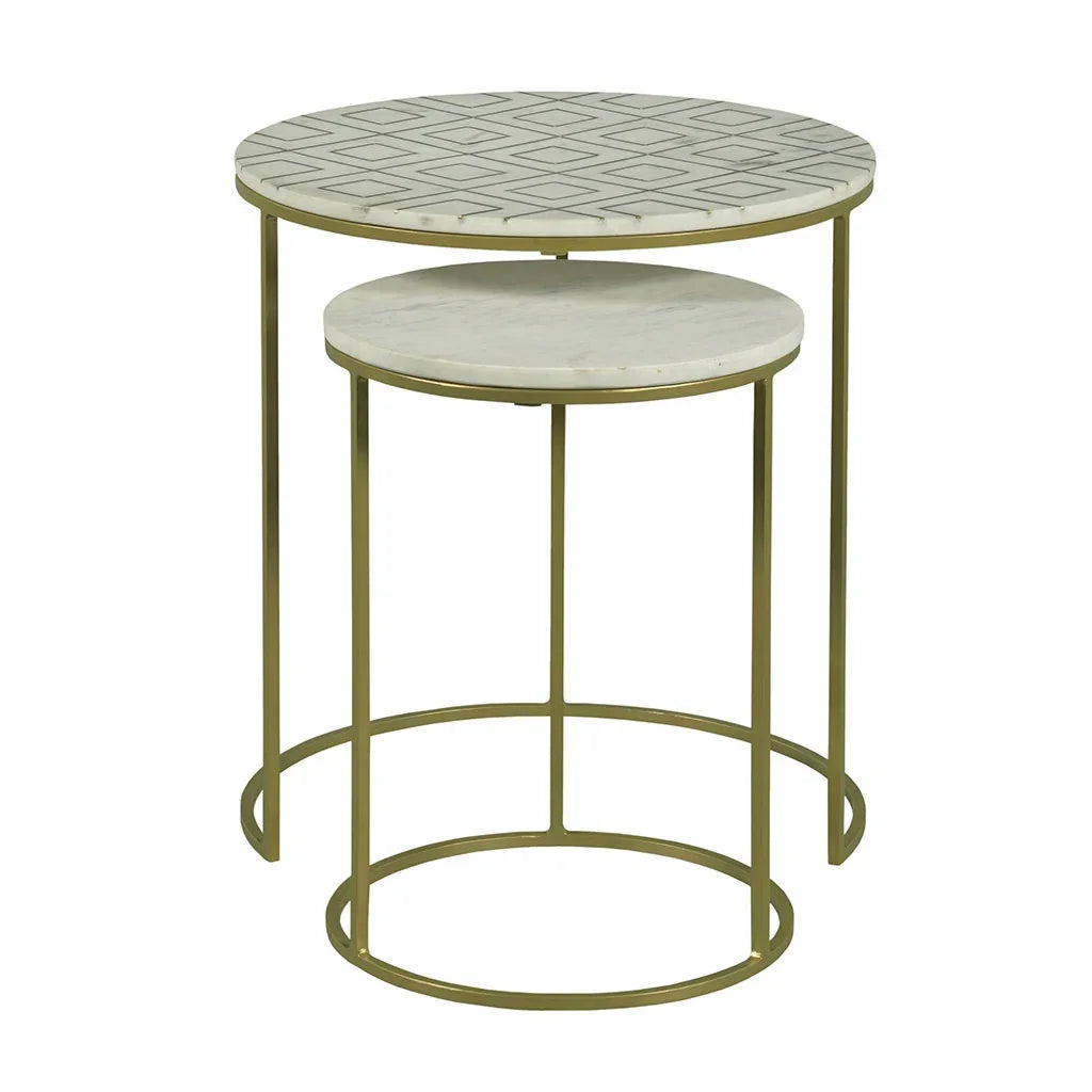 American Home Furniture Fairfield Chair Soulful Textures Nesting Drink Table