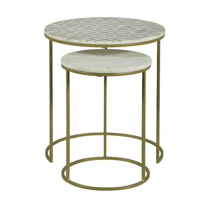 American Home Furniture Fairfield Chair Soulful Textures Nesting Drink Table