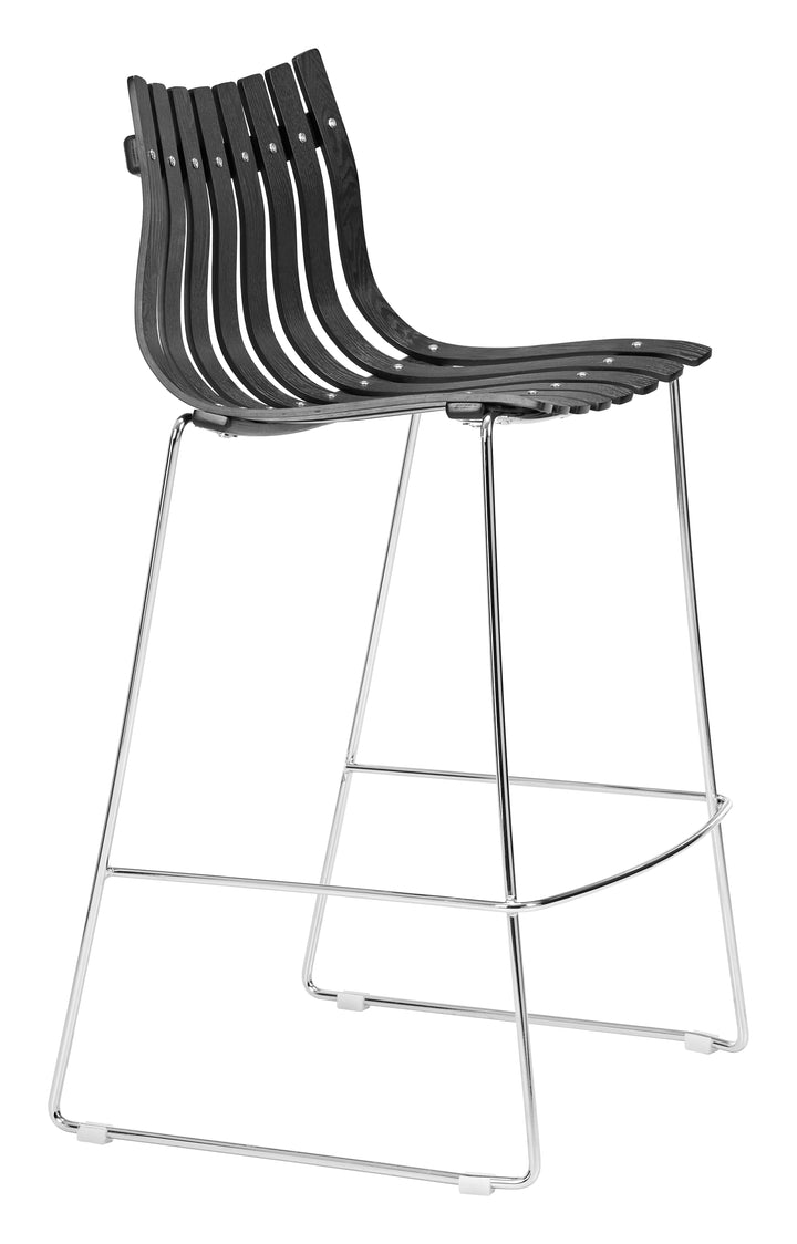 Beaufort Barstool (Set of 2) Black - 111178