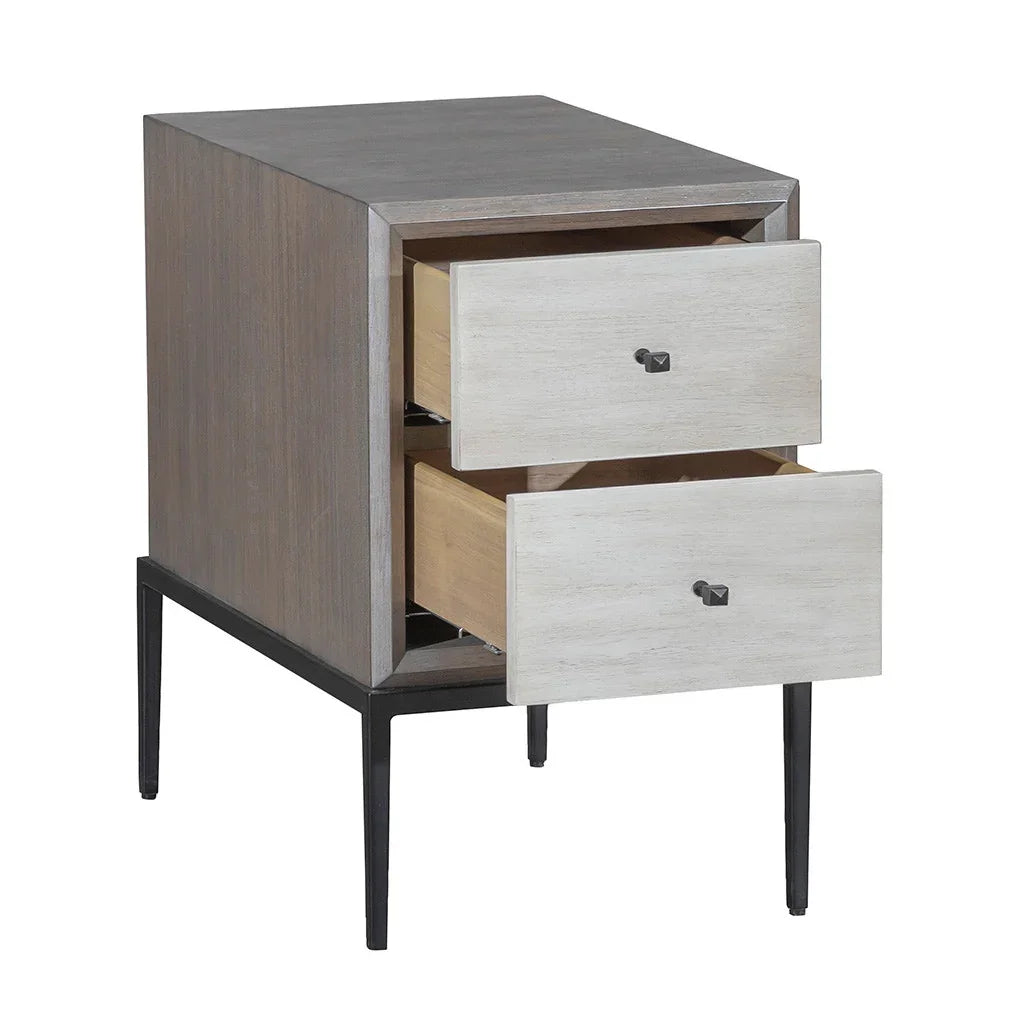 American Home Furniture Fairfield Chair Expedition 2 Drawer End Table