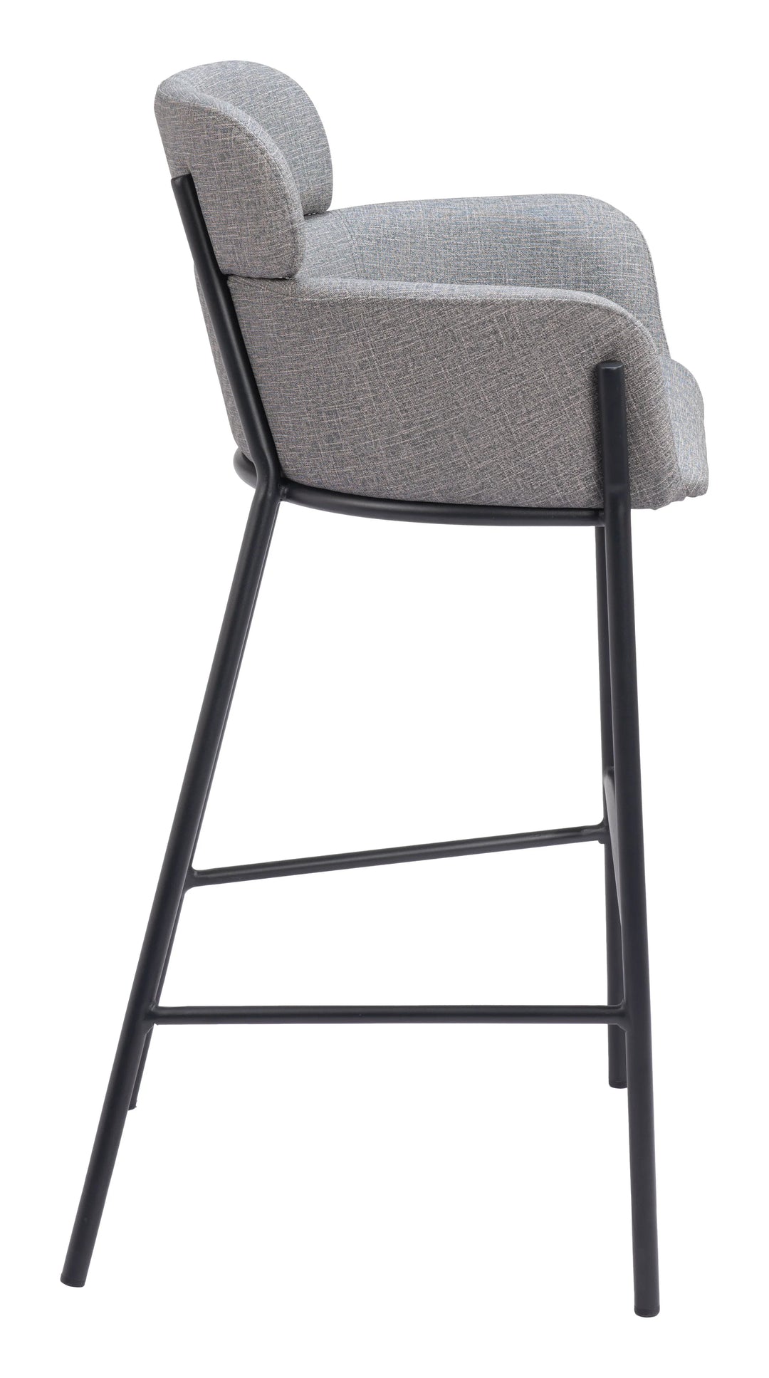 Bremor Barstool Slate Gray - AmericanHomeFurniture