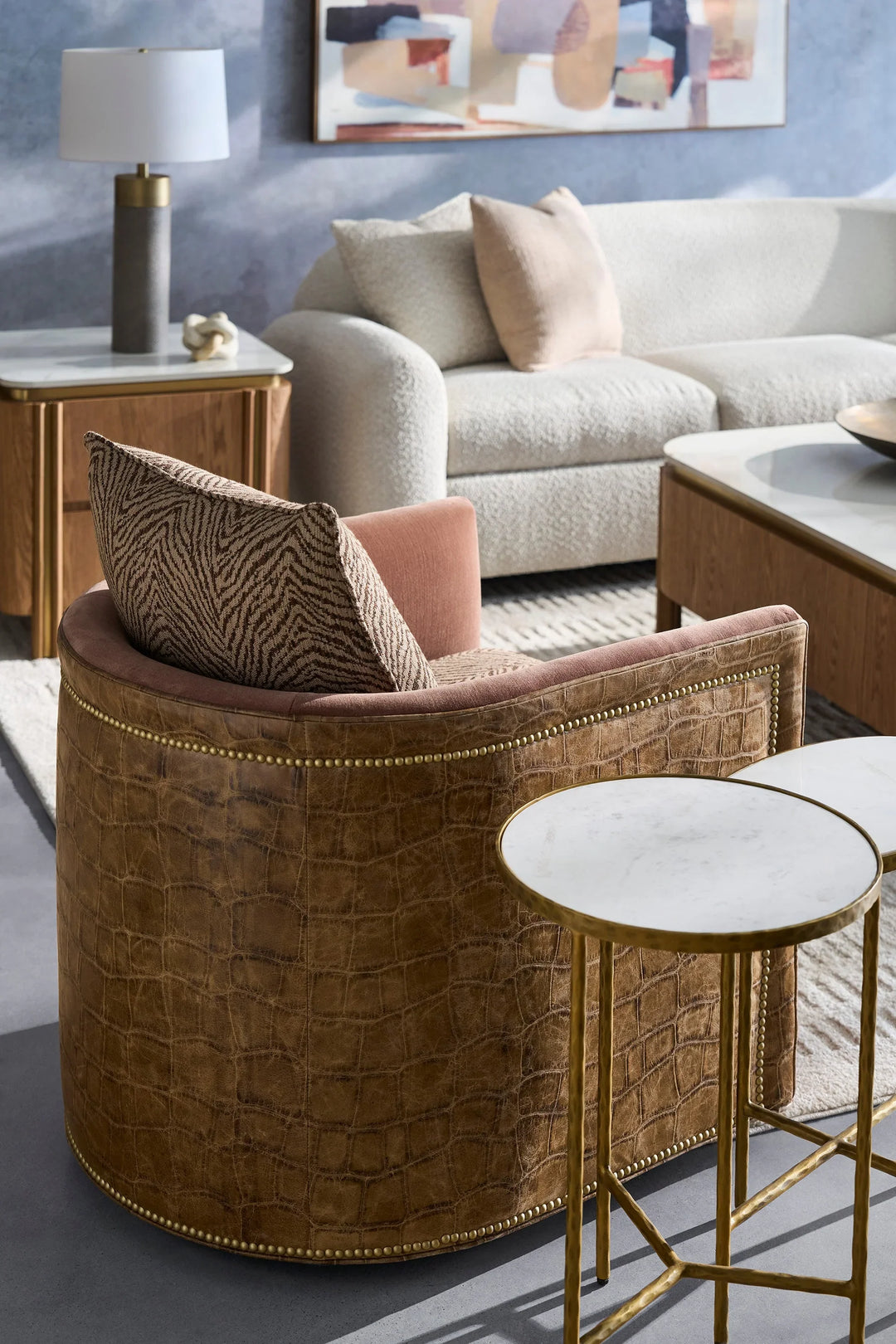 American Home Furniture Fairfield Chair Veneto Nesting End Table