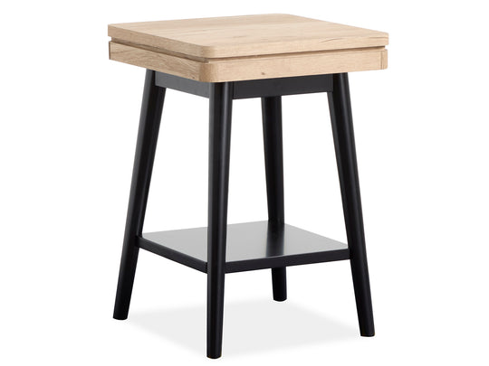 Fletcher Driftwood Square Accent Table - T5864-33