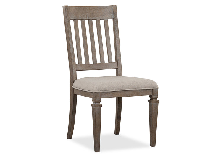 Lancaster Dovetail Grey Upholstered Side Chair - Set of 2 - D4352-62