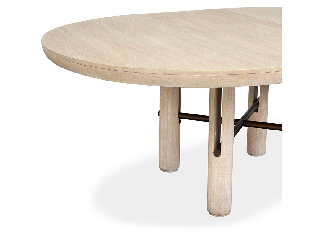 Sunset Cove Sanibel Brown Extendable Round Dining Table - D5783-24