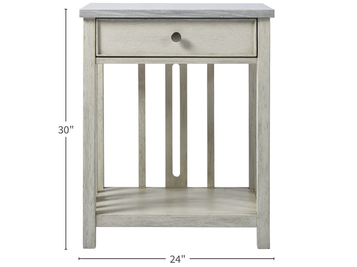 Stone Top Nightstand