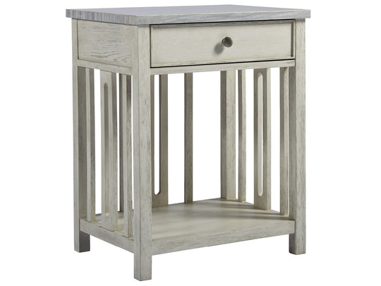 Stone Top Nightstand
