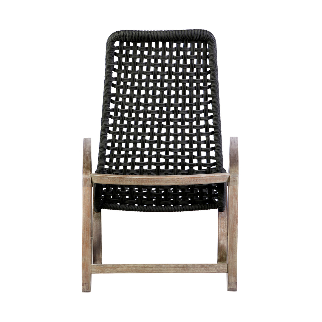 31"W x 27"D x 41"H / Black/Light Eucalyptus