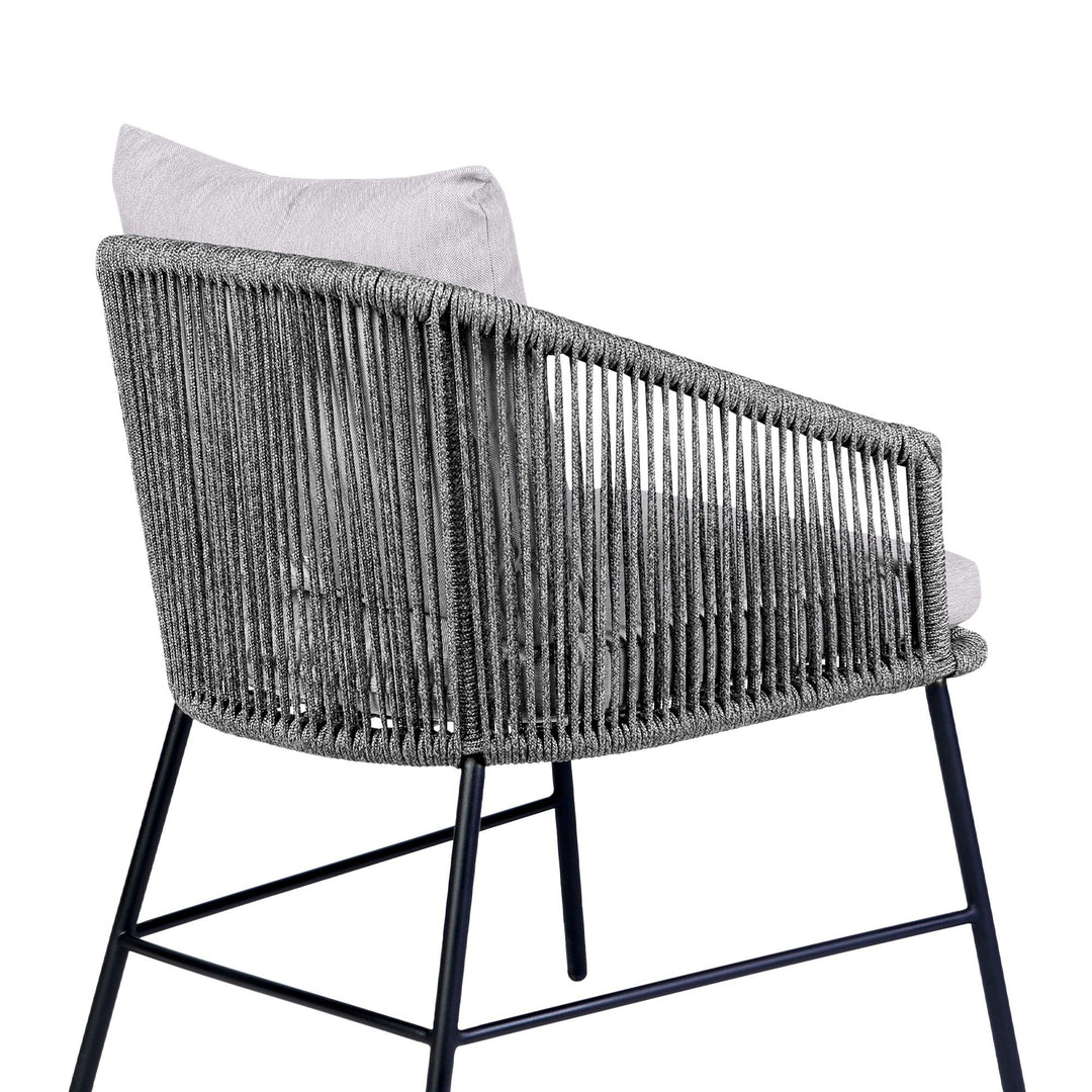 American Home Furniture Armen Living Calica Outdoor Dining Chair Set of 2