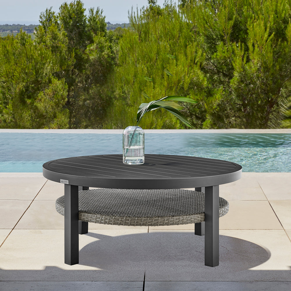 American Home Furniture Armen Living Palma Outdoor Coffee Table