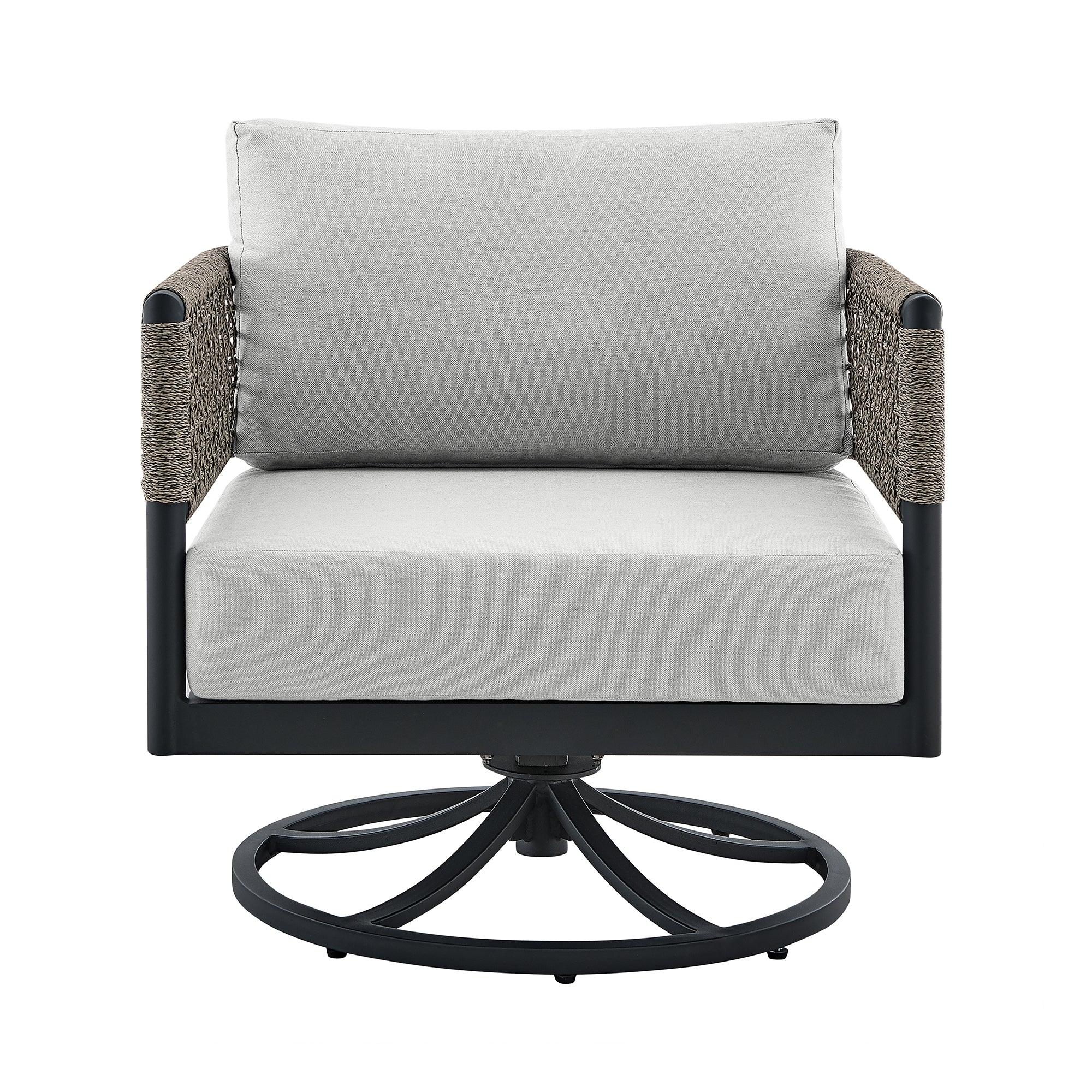 Armen Living Alegria Swivel Rocking Chair