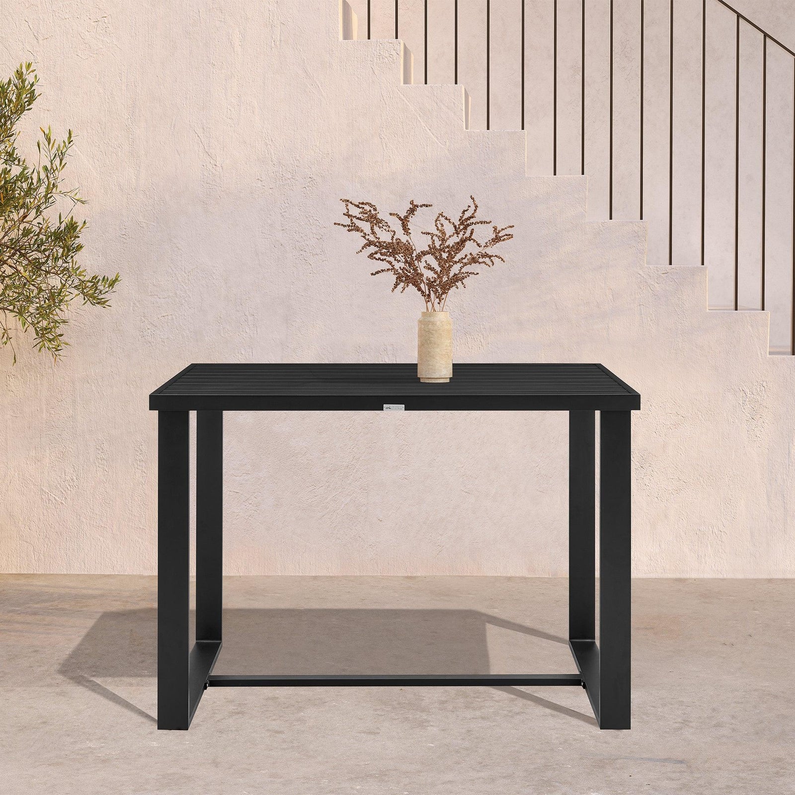 American Home Furniture Armen Living Felicia Outdoor Counter Table