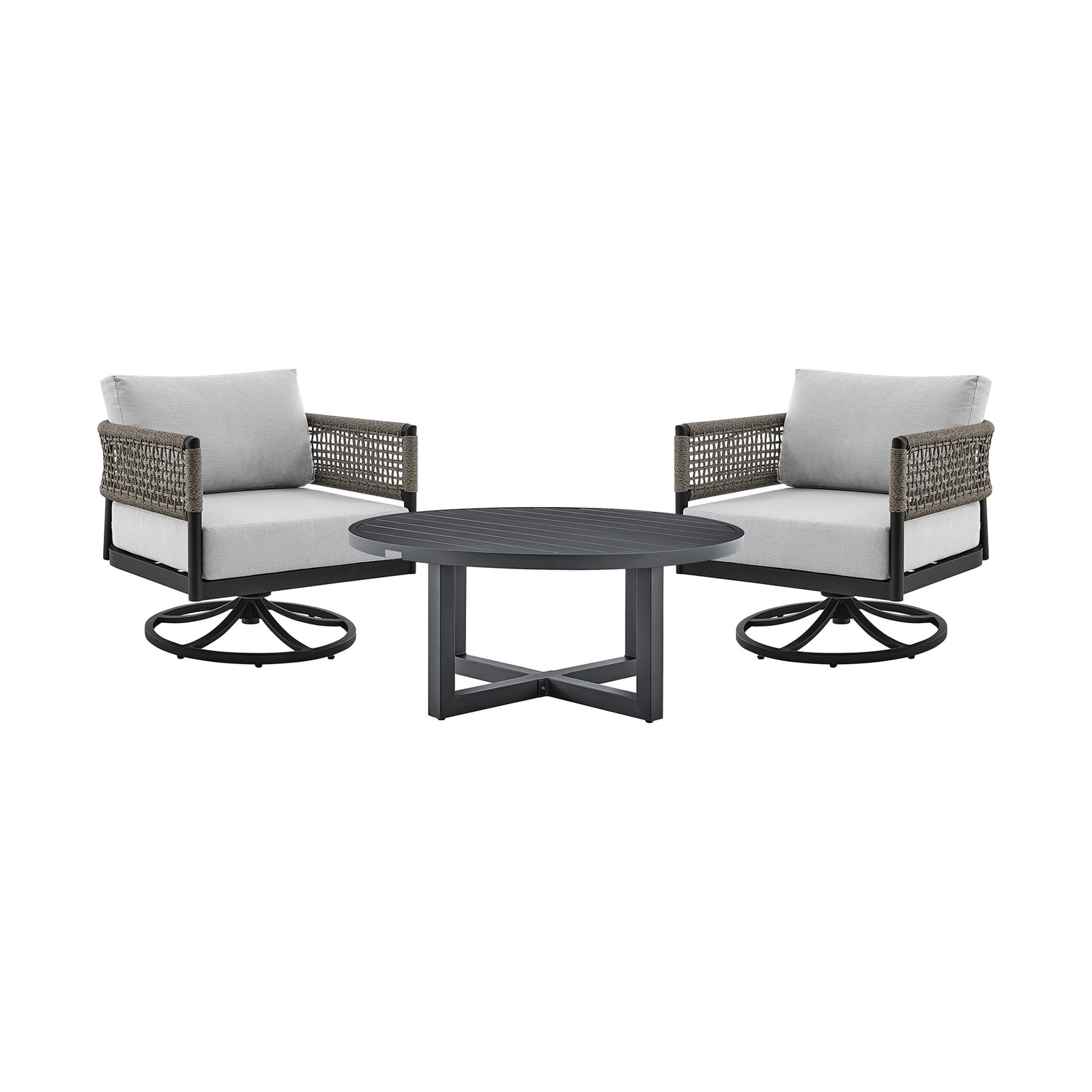 American Home Furniture Armen Living Felicia Outdoor Barstool Set of 2