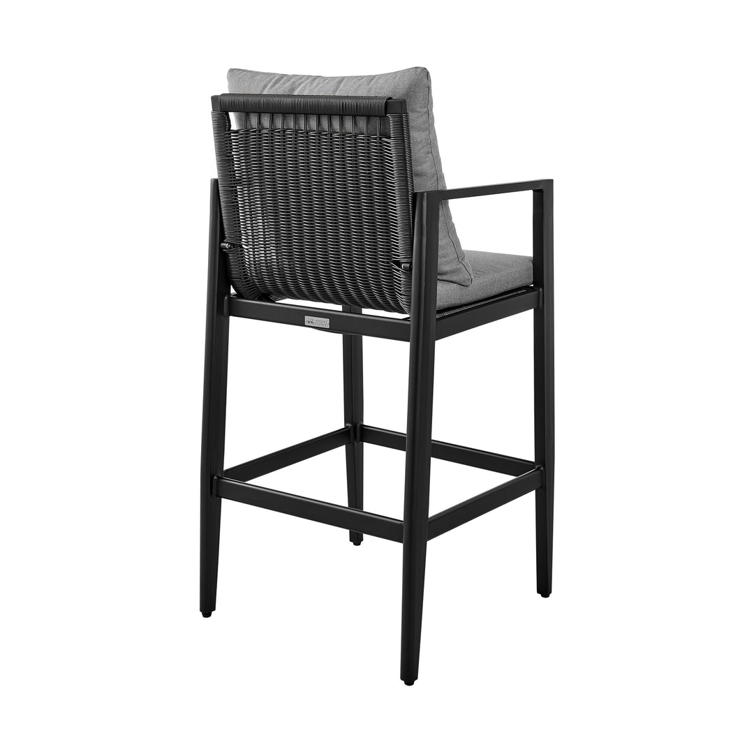 American Home Furniture Armen Living Grand Outdoor Barstool Set of 2