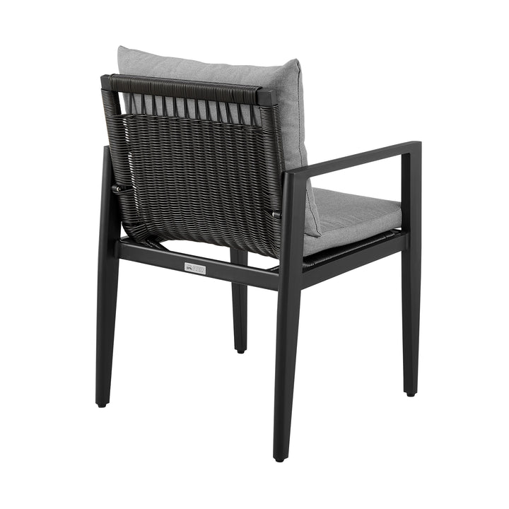 American Home Furniture Armen Living Grand Outdoor Dining Arm Chair Set of 2