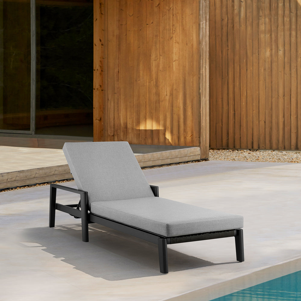 American Home Furniture Armen Living Grand Outdoor Chaise Lounge