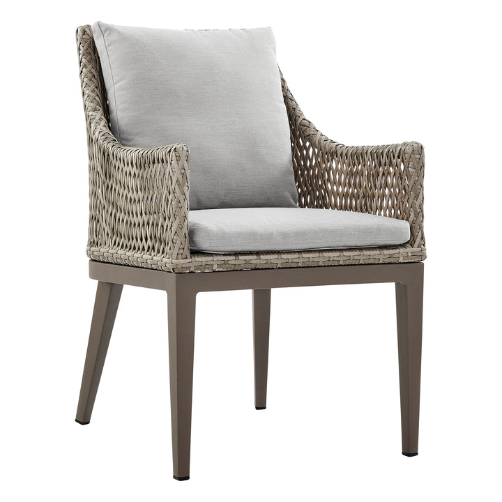 American Home Furniture Armen Living Silvana Outdoor Dining Chair Set of 2