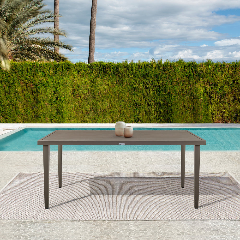 American Home Furniture Armen Living Silvana Outdoor Dining Table