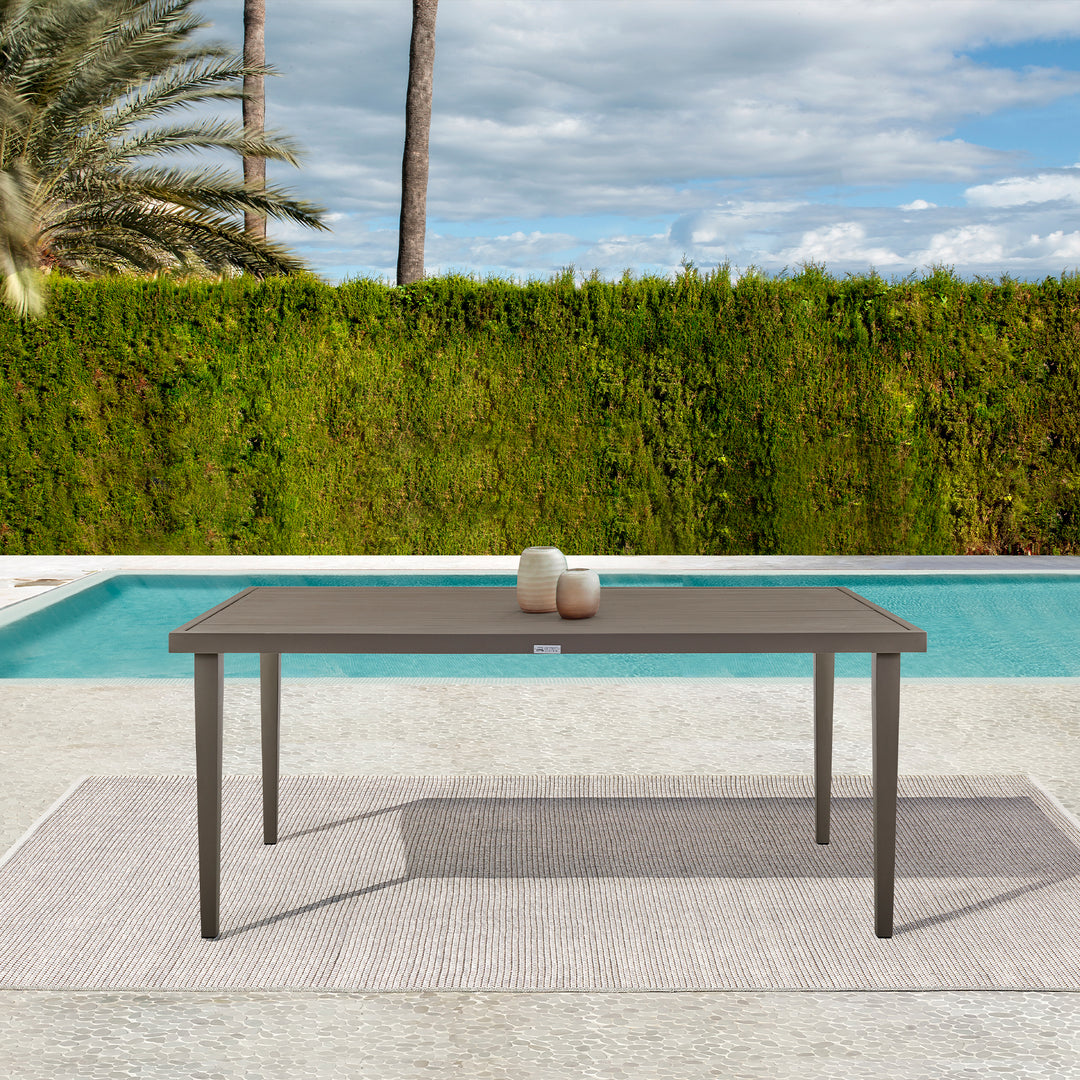 American Home Furniture Armen Living Silvana Outdoor Dining Table