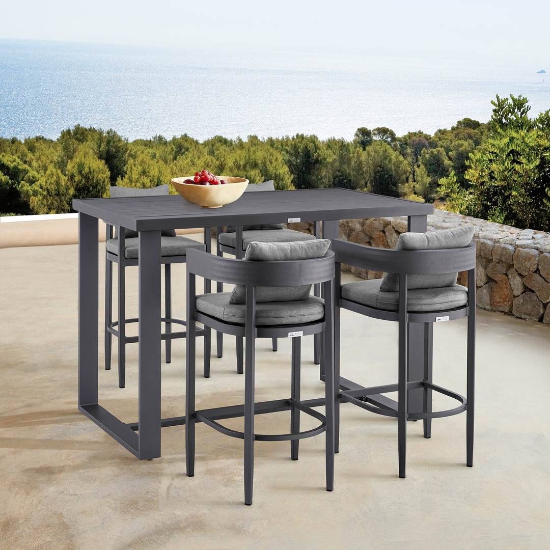 American Home Furniture Armen Living Argiope Outdoor Bar Table