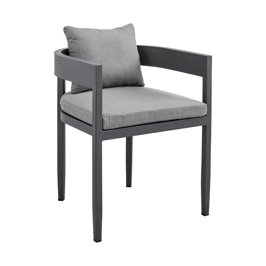 American Home Furniture Armen Living Argiope Outdoor Dining Chair Set of 2