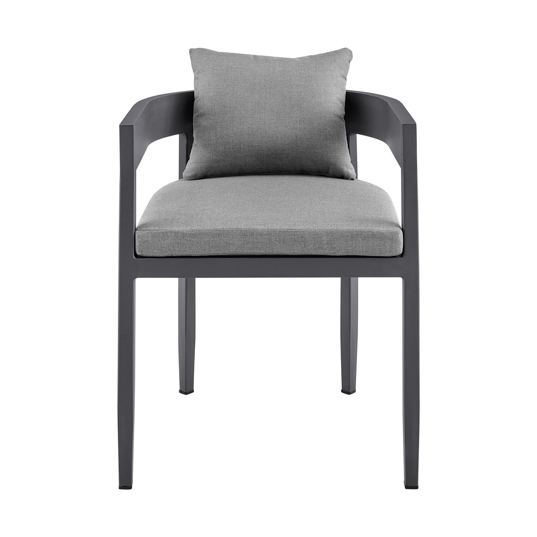 American Home Furniture Armen Living Argiope Outdoor Dining Chair Set of 2