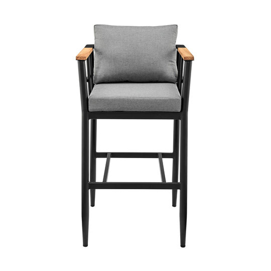 American Home Furniture Armen Living Wiglaf Outdoor Counter Stool Set of 2