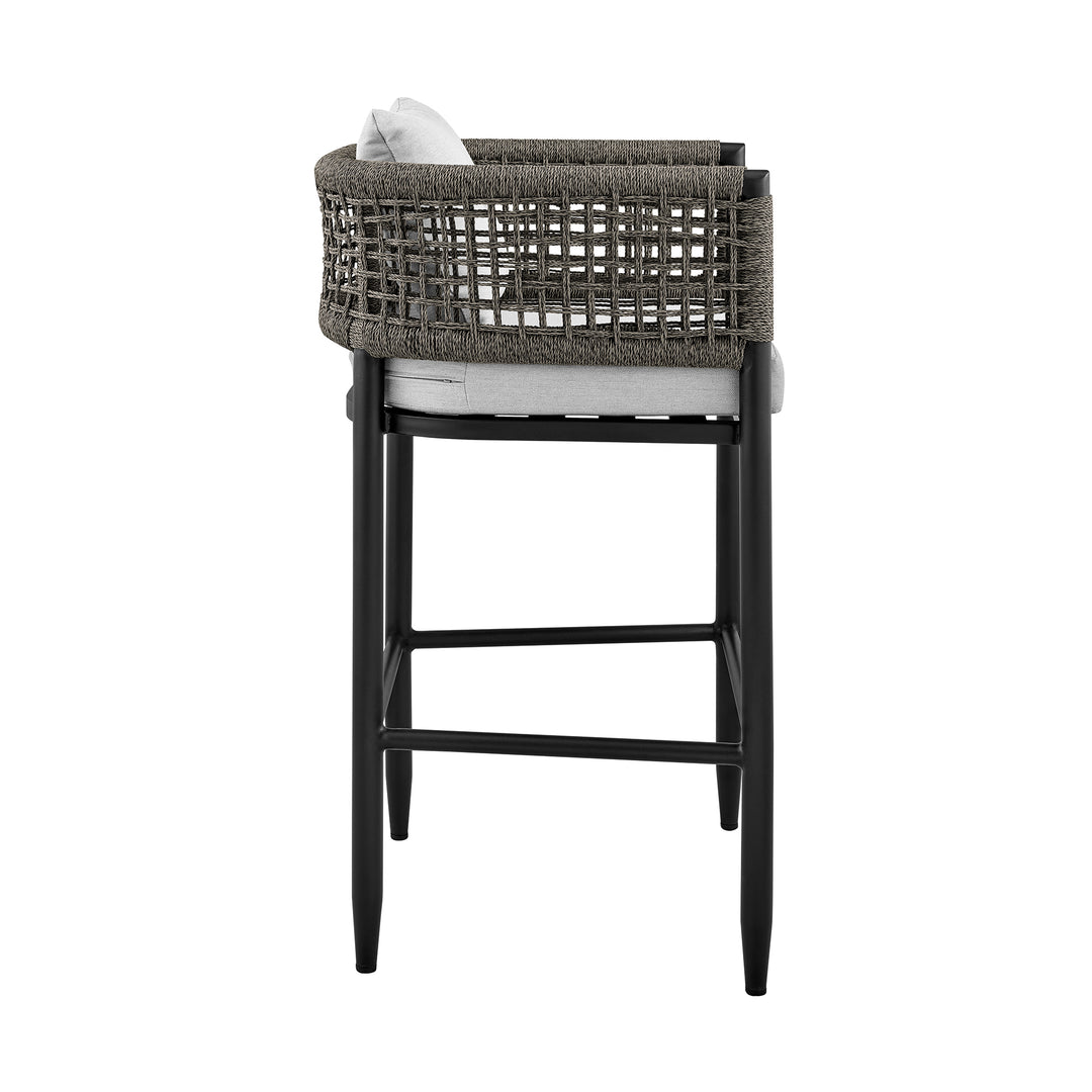 American Home Furniture Armen Living Felicia Outdoor Barstool Set of 2