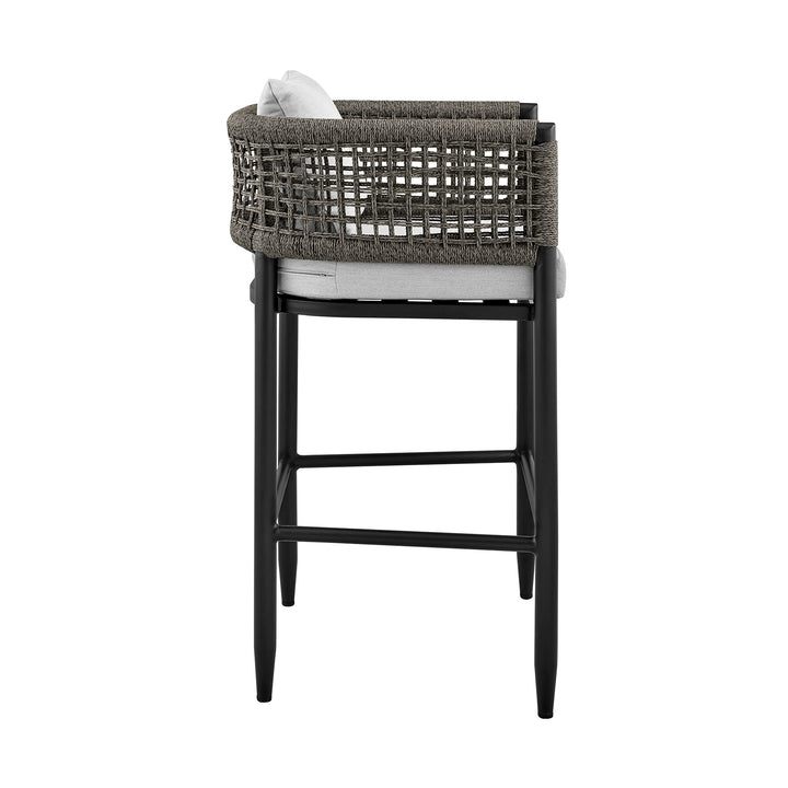 American Home Furniture Armen Living Felicia Outdoor Barstool Set of 2