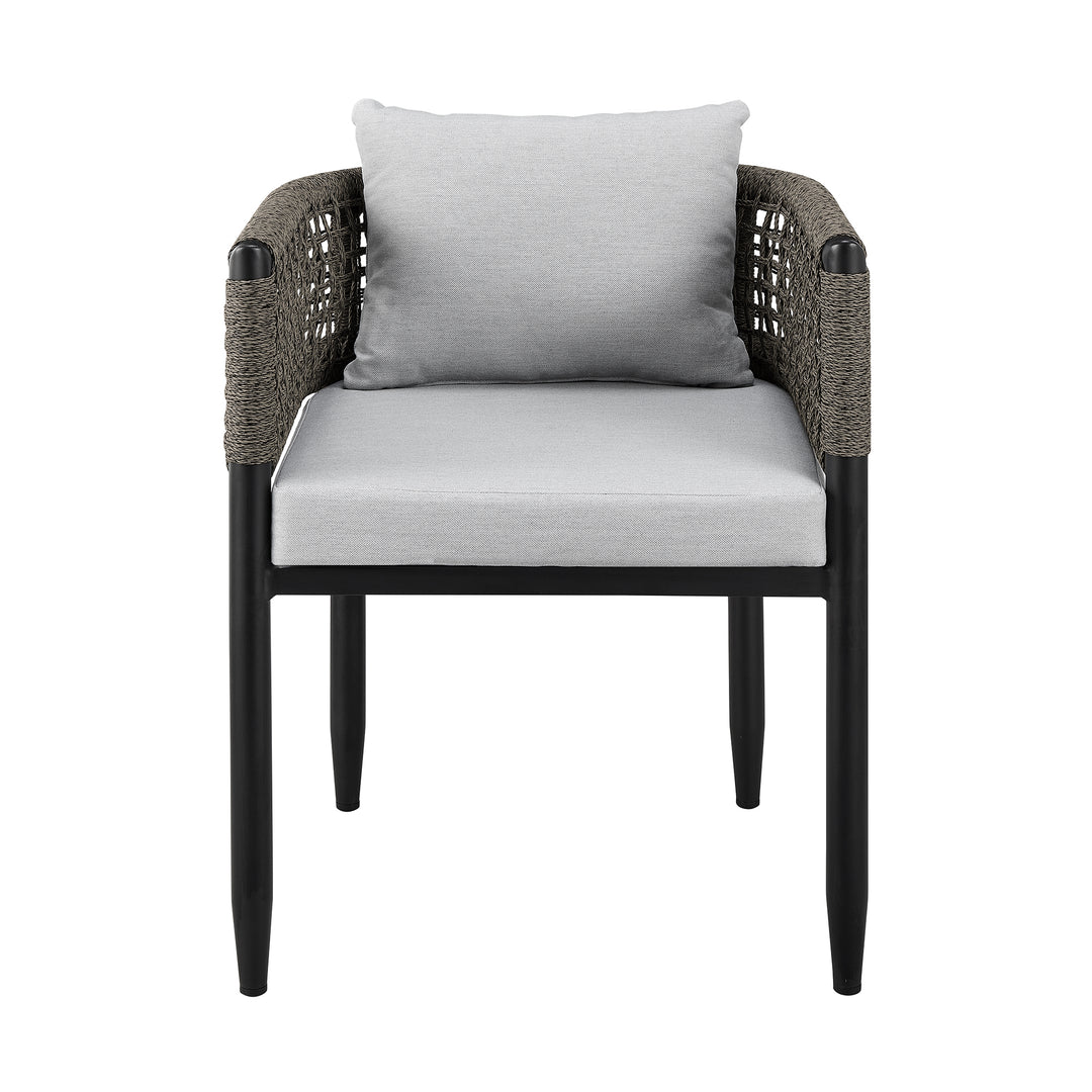 American Home Furniture Armen Living Felicia Outdoor Dining Chair Set of 2