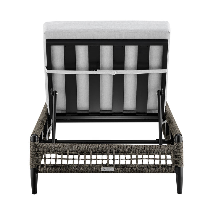 American Home Furniture Armen Living Felicia Outdoor Chaise Lounge