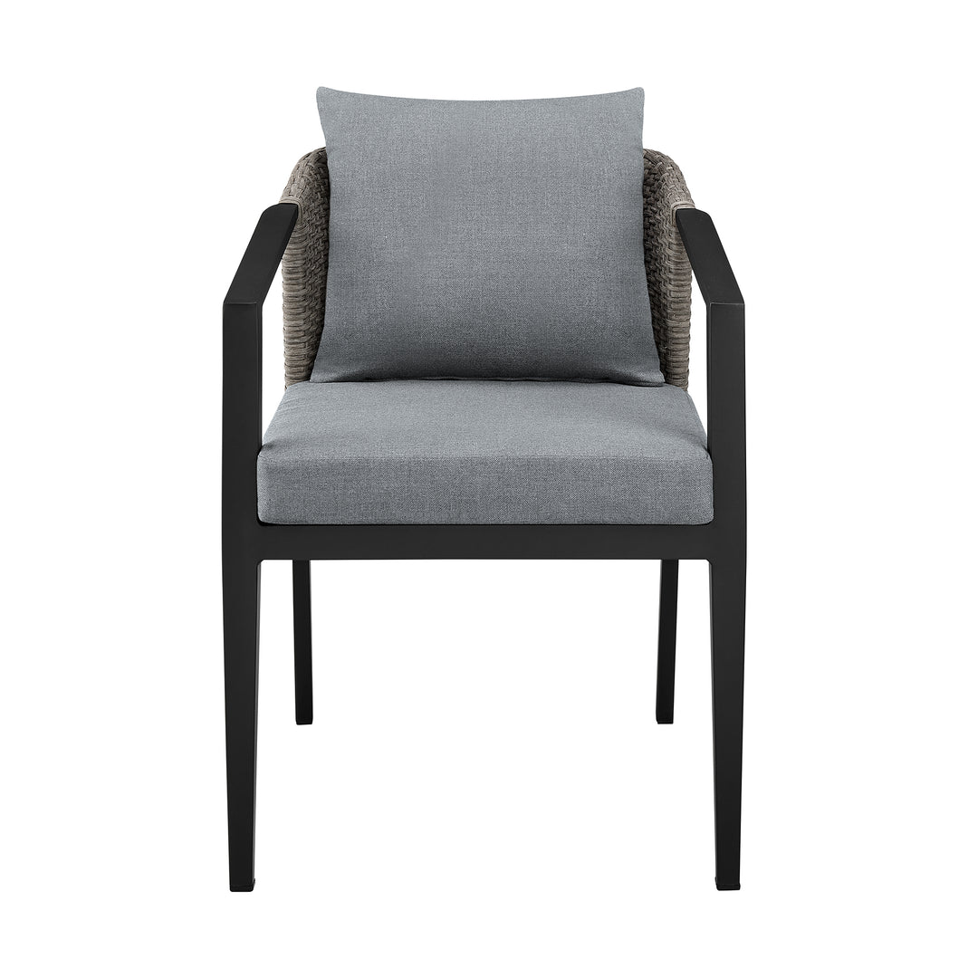 American Home Furniture Armen Living Aileen Outdoor Dining Chair Set of 2