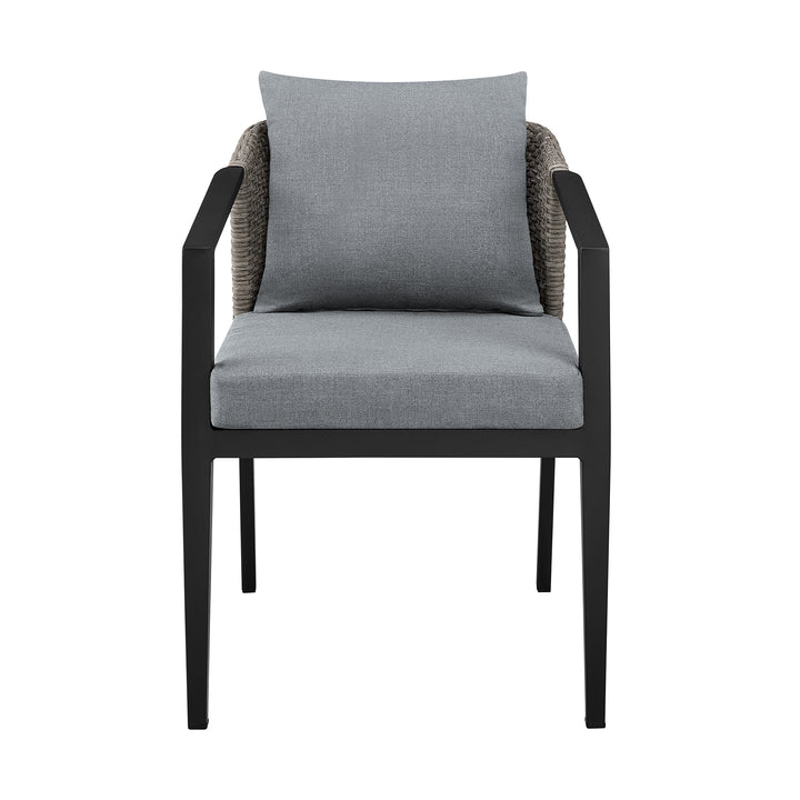 American Home Furniture Armen Living Aileen Outdoor Dining Chair Set of 2