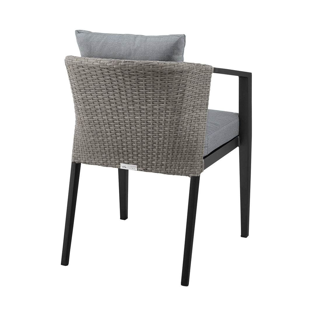 American Home Furniture Armen Living Aileen Outdoor Dining Chair Set of 2
