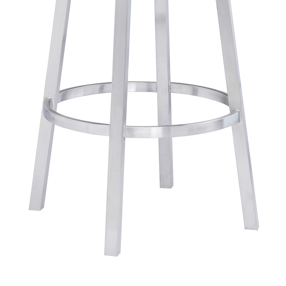 20"W x 21"D x 40"H / Gray/Stainless Steel