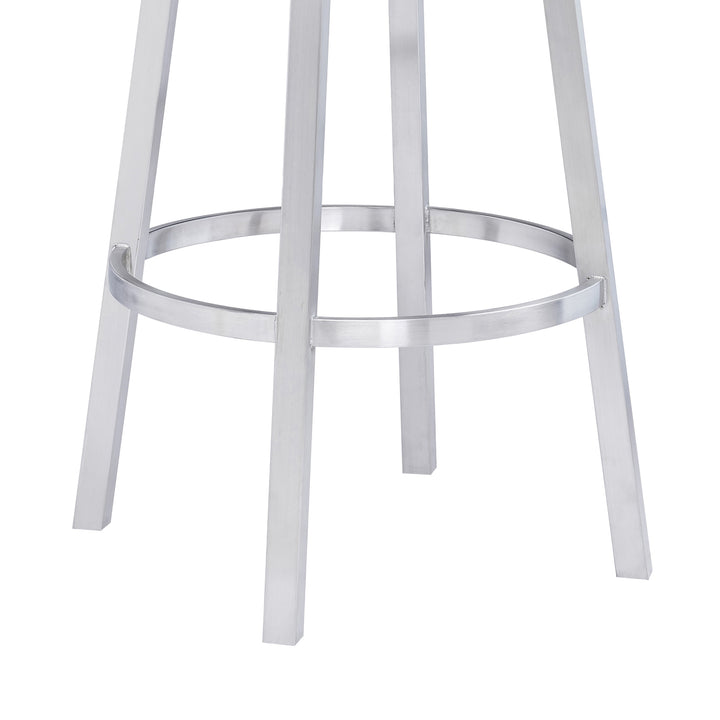 20"W x 21"D x 35"H / Gray/Stainless Steel