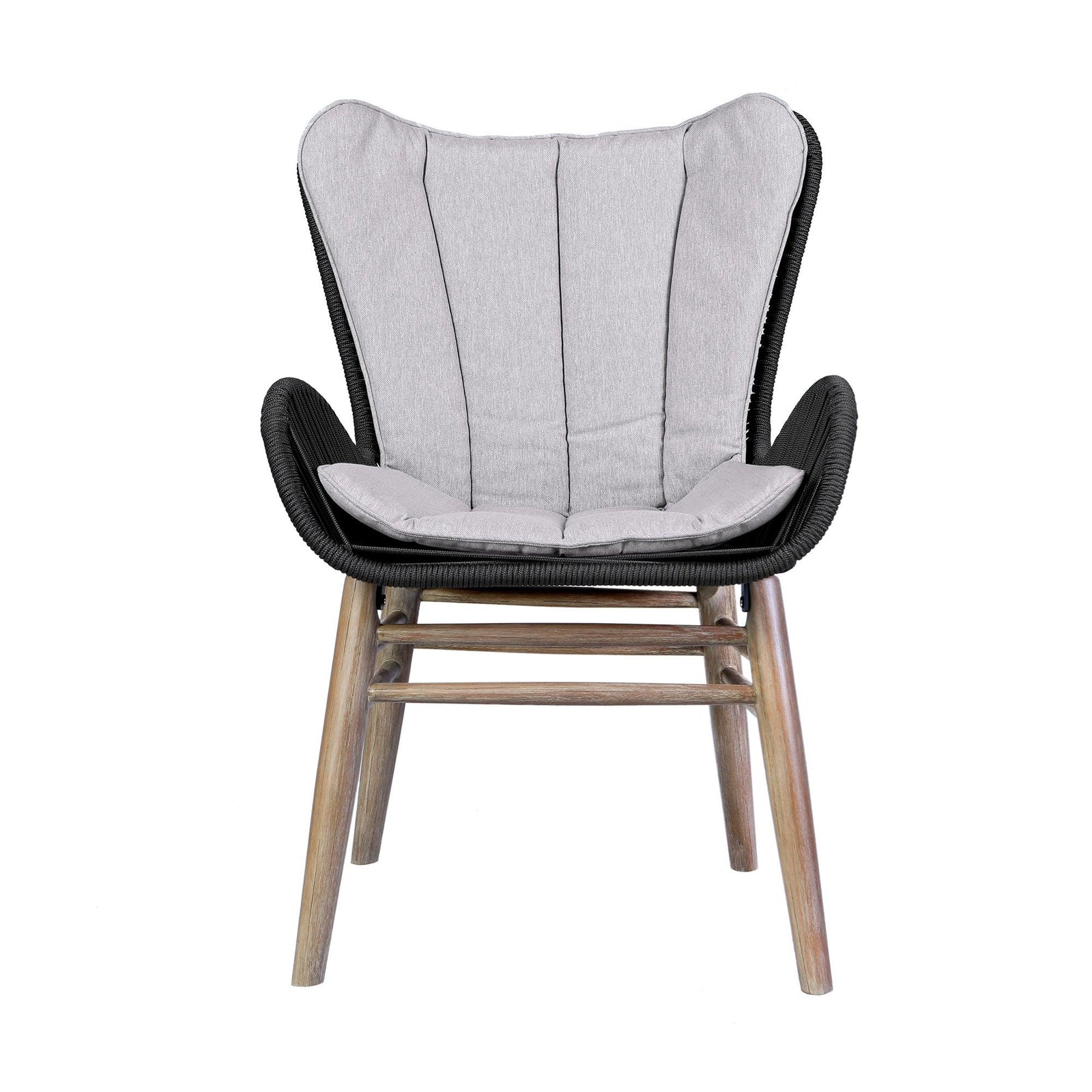 American Home Furniture Armen Living Fanny Outdoor Dining Chair Set of 2