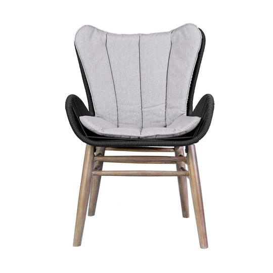 American Home Furniture Armen Living Fanny Outdoor Dining Chair Set of 2