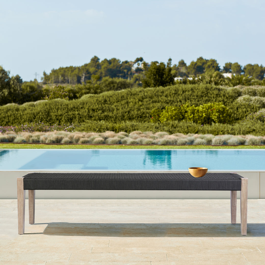 American Home Furniture Armen Living Rhett Outdoor Bench