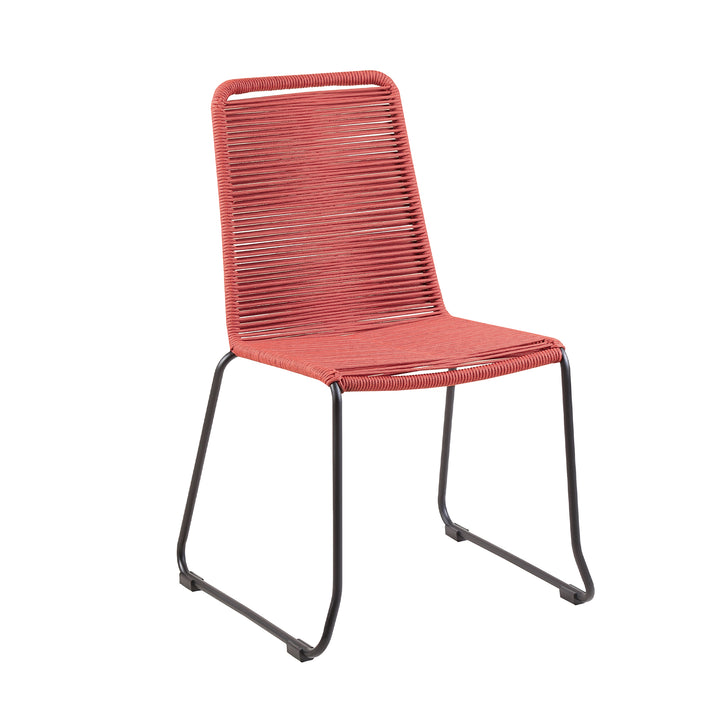 36"W x 36"D x 30"H / Brick Red/Black